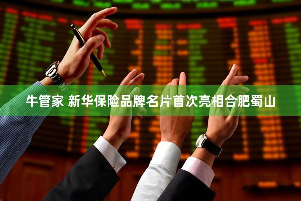牛管家 新华保险品牌名片首次亮相合肥蜀山